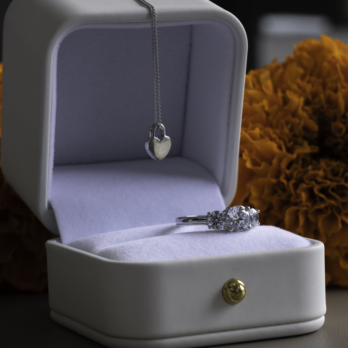 Locked Heart Pendant