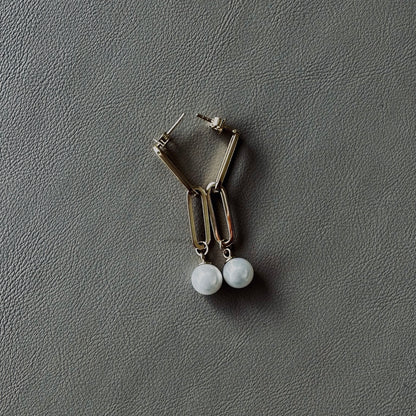 Double Link Pearl Drops