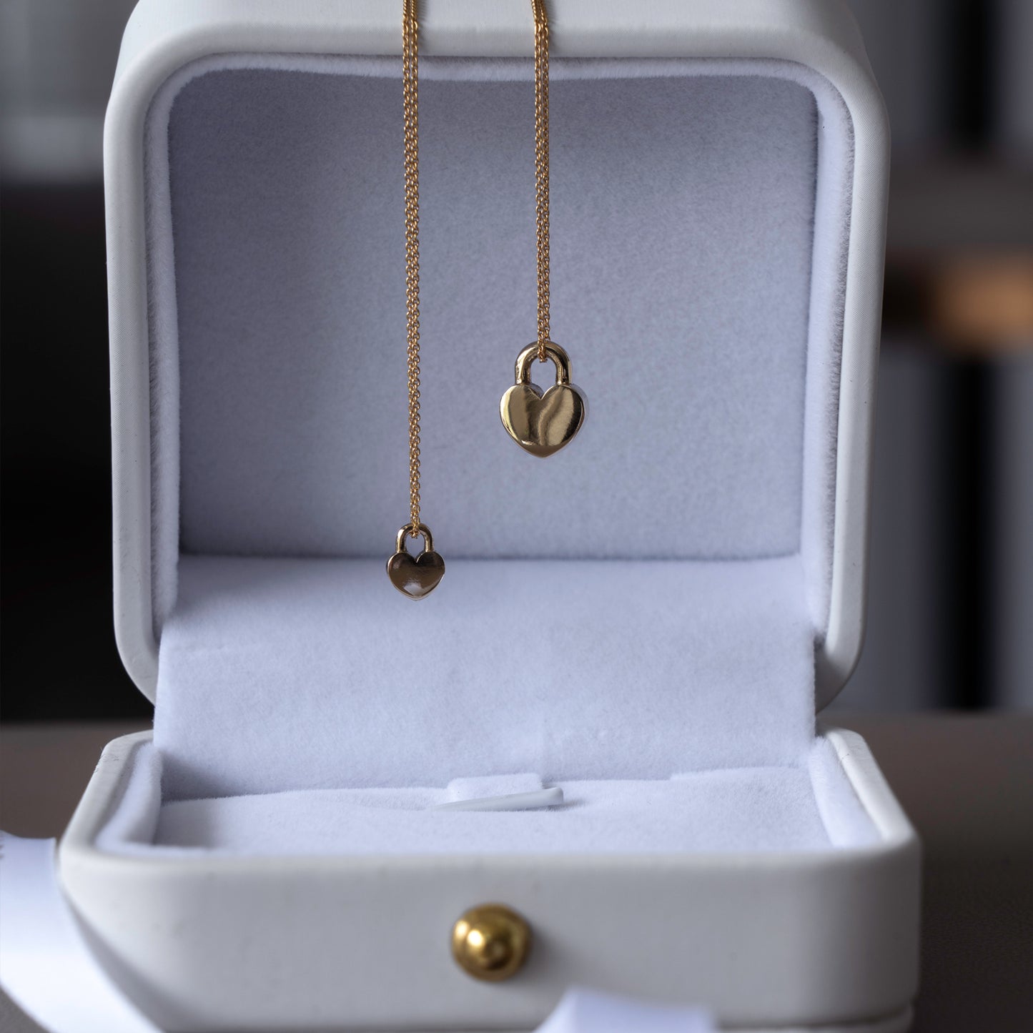 Locked Heart Pendant - Petite