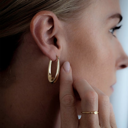 Oval Hoops