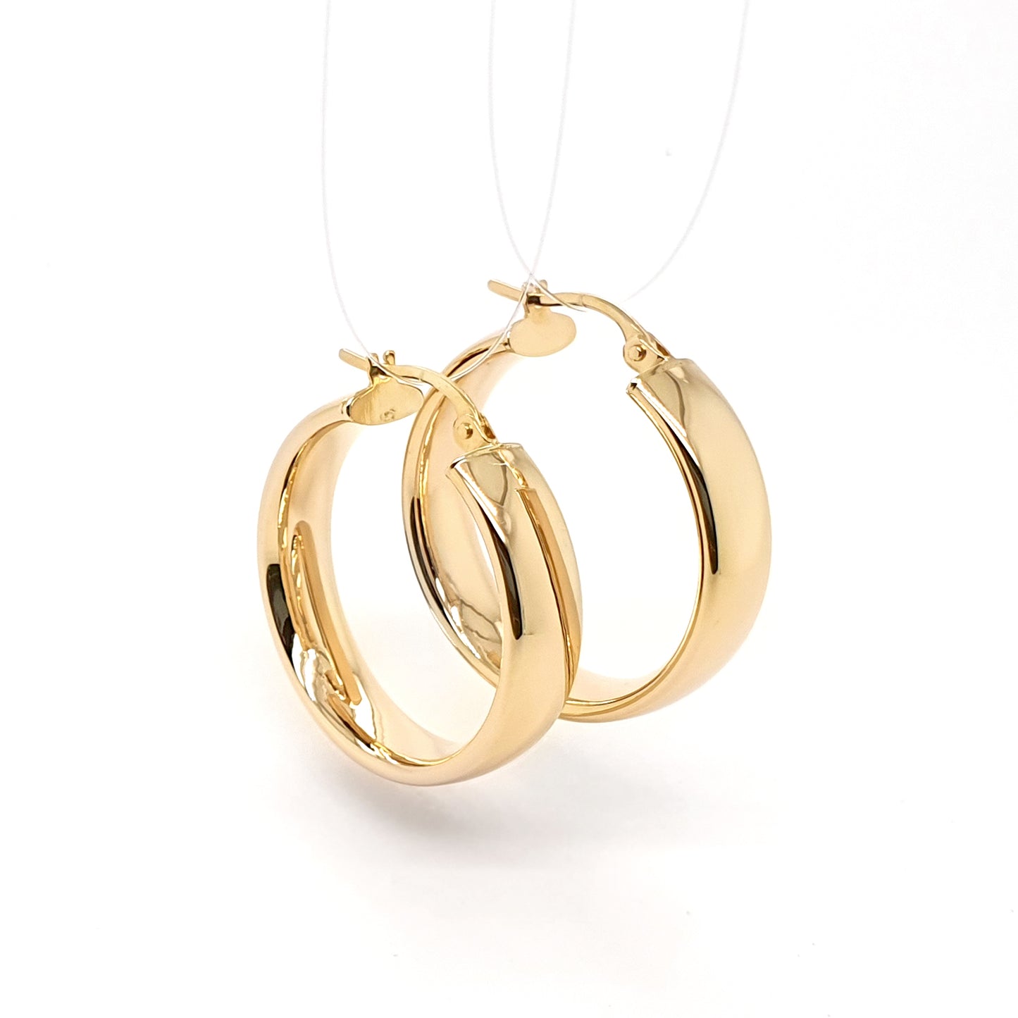 'Wide Hoop' Earrings