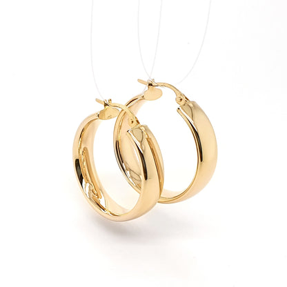 'Wide Hoop' Earrings